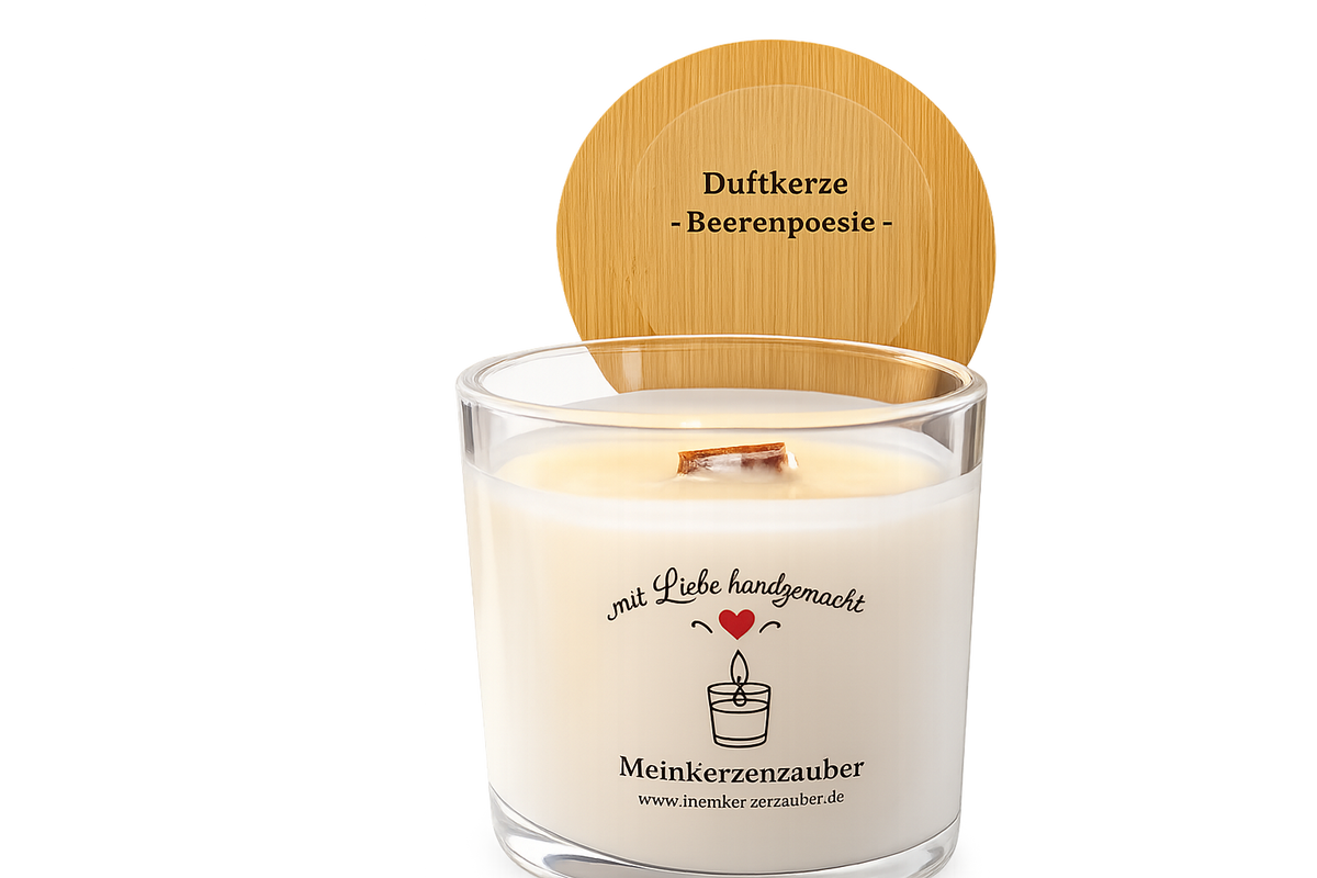 Duftkerze Beerenpoesie Mittel (140g) - MeinKerzenzauber